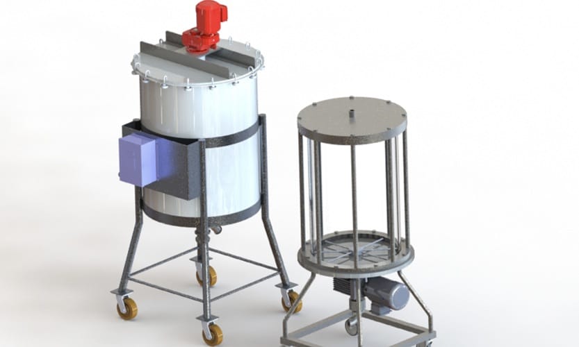 chromotography slurry mixing top bottom mixer cropped