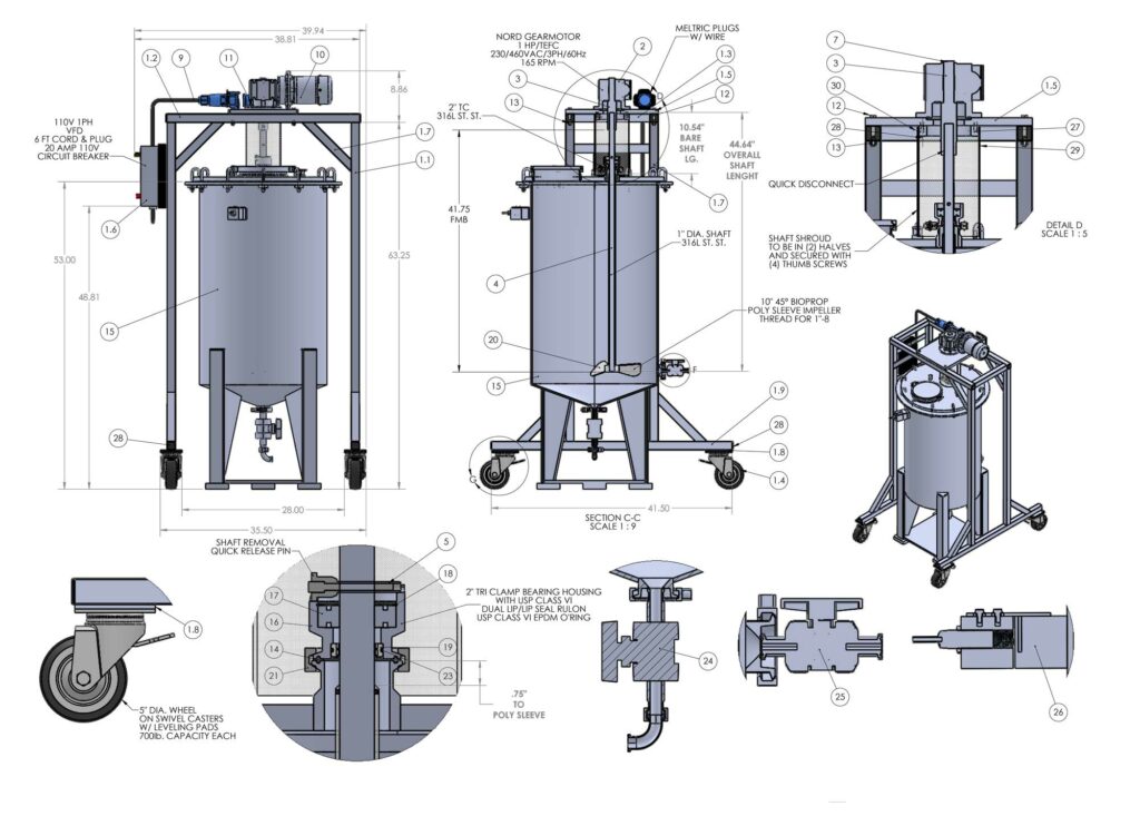 Single Use Mixers & Agitators WMProcess