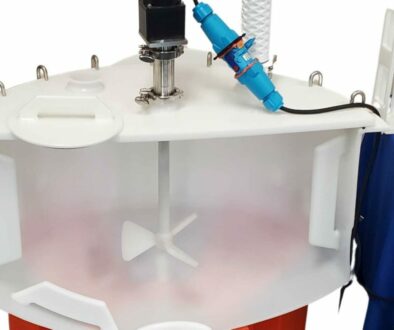 mix tank baffles plastic top entry